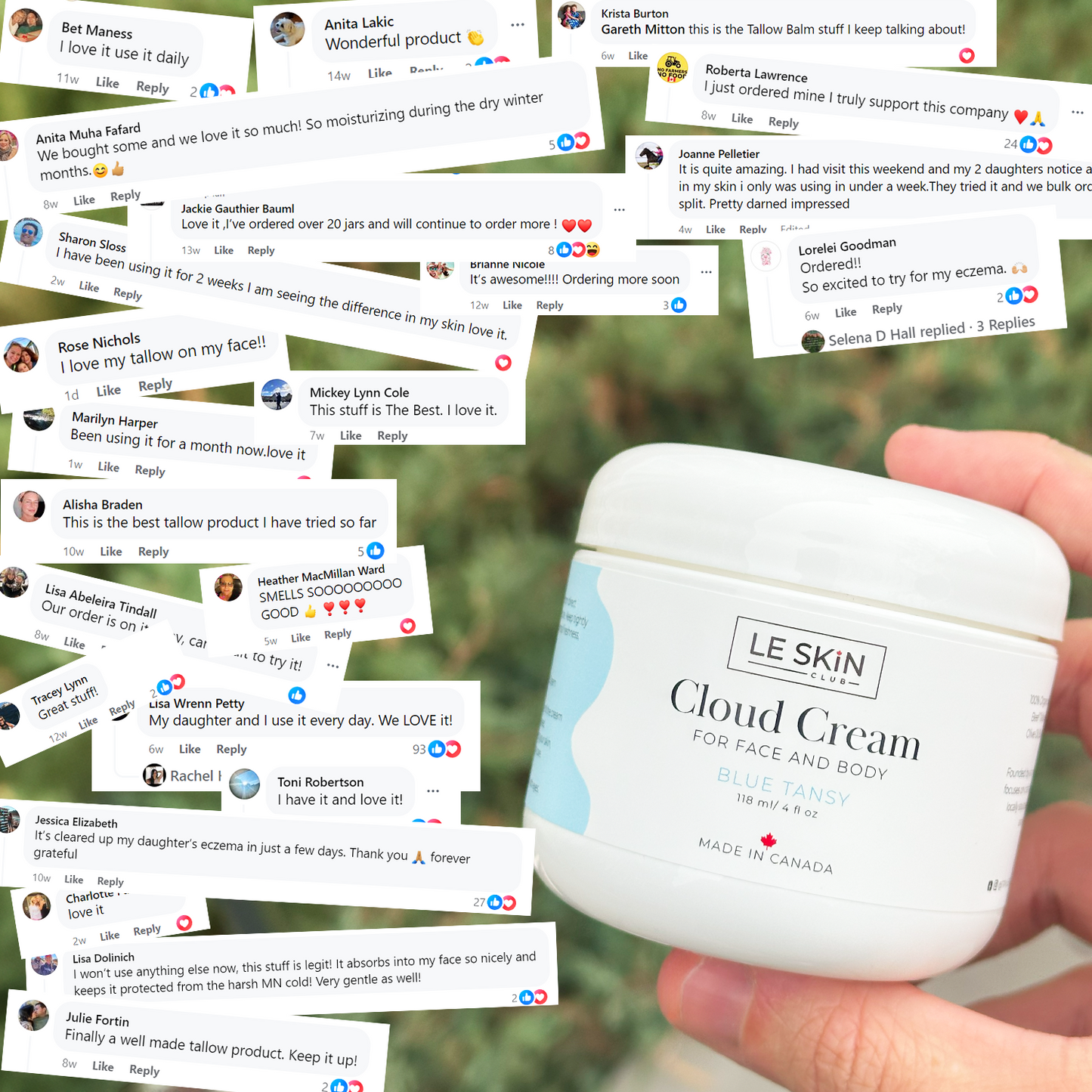 Cloud Cream™ Whipped Tallow Balm - Blue Tansy