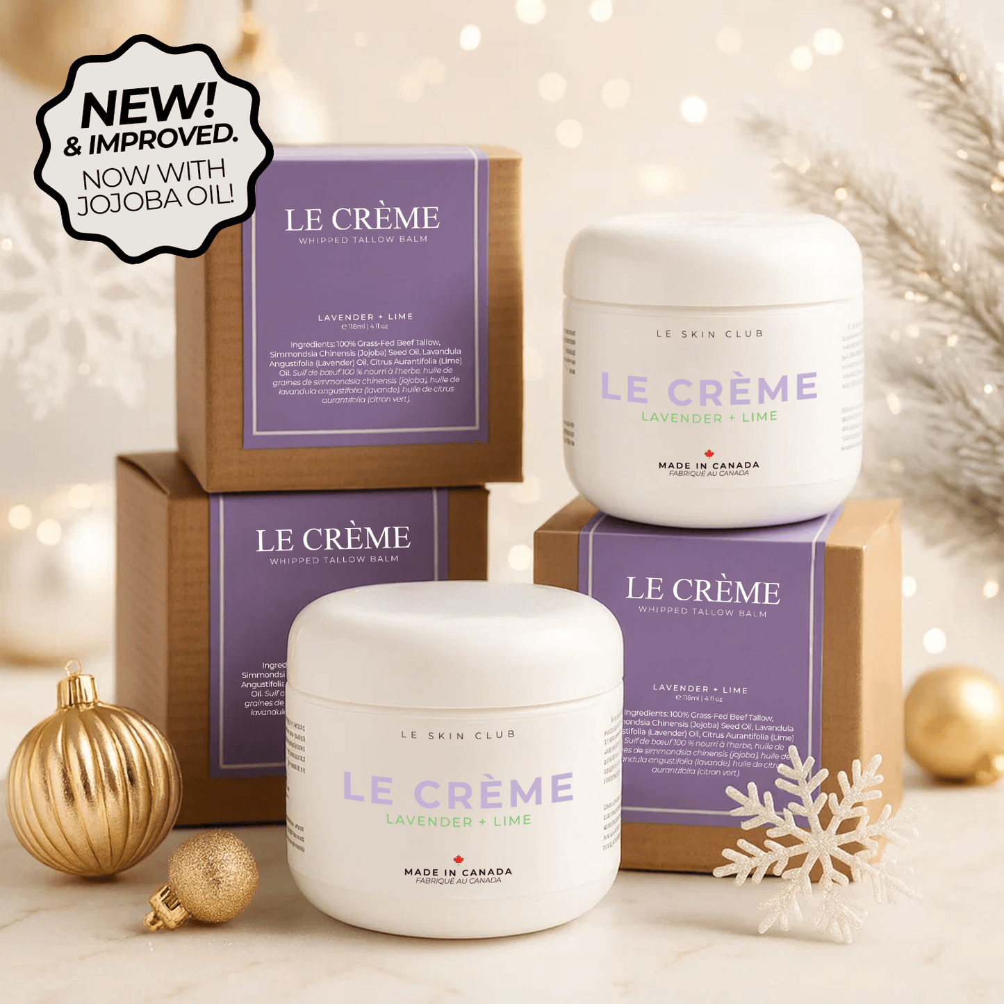 Le Crème© - Lavender + Lime Whipped Tallow Balm